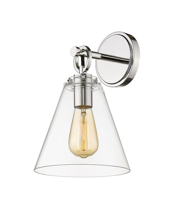 Z-Lite 806-1S-PN One Light Wall Sconce, Polished Nickel