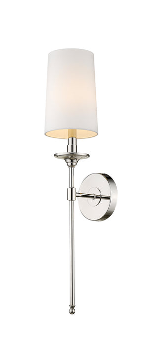 Z-Lite 807-1S-PN One Light Wall Sconce, Polished Nickel