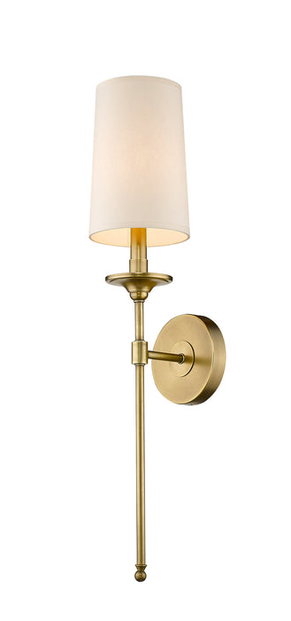 Z-Lite 807-1S-RB One Light Wall Sconce, Rubbed Brass