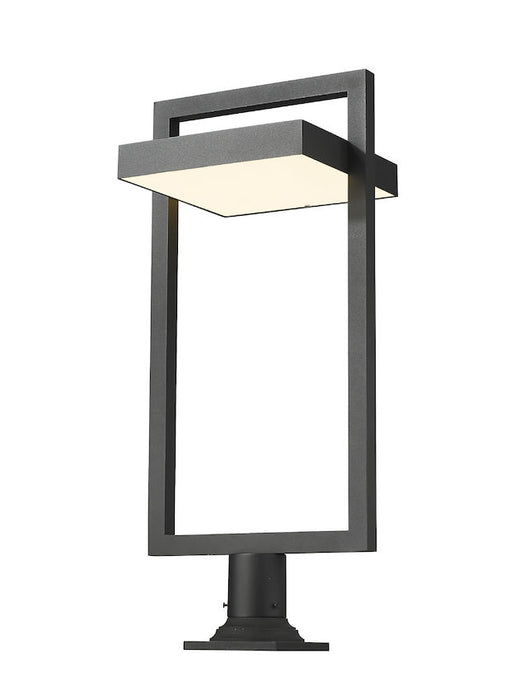 Z-Lite 566PHXLR-533PM-BK-LE LED Outdoor Pier Mounted Fixture, Black