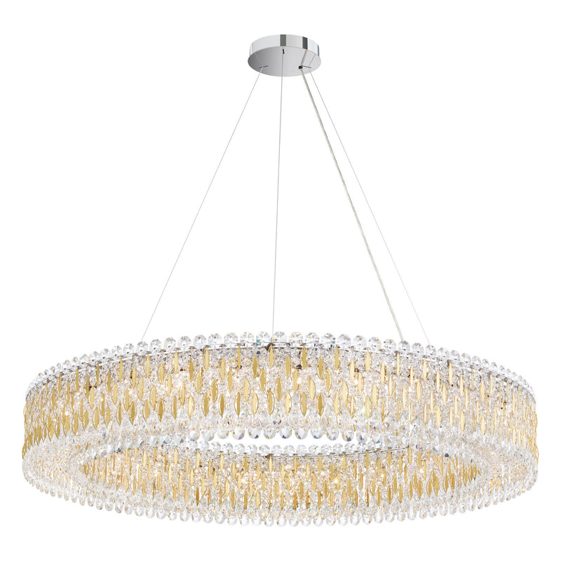 Schonbek RS8350N-22H 27 Light Pendant, Heirloom Gold