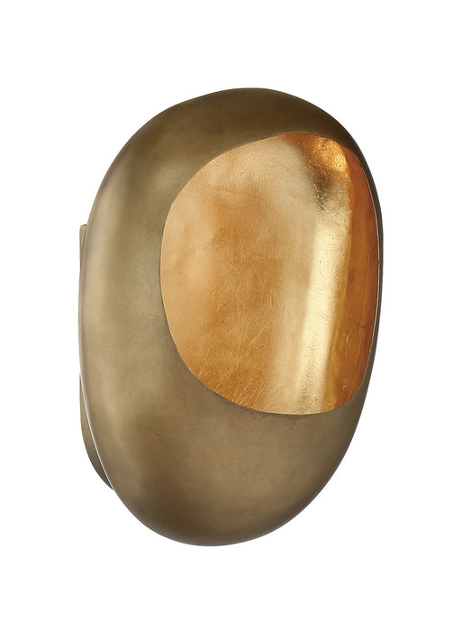 Metropolitan N7890-708-L LED Wall Sconce, Antique Brass W/ Gold Leaf