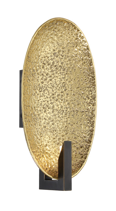 Metropolitan N7951-713-L LED Wall Sconce, Polished Brass W/ Bronze