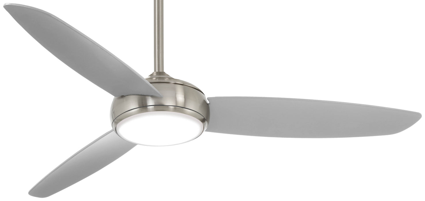 Minka Aire F465L-BNW 54" Ceiling Fan, Brushed Nickel Wet