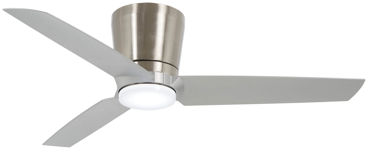 Minka Aire F671L-BN/SL 48" Ceiling Fan, Brushed Nickel W/ Silver