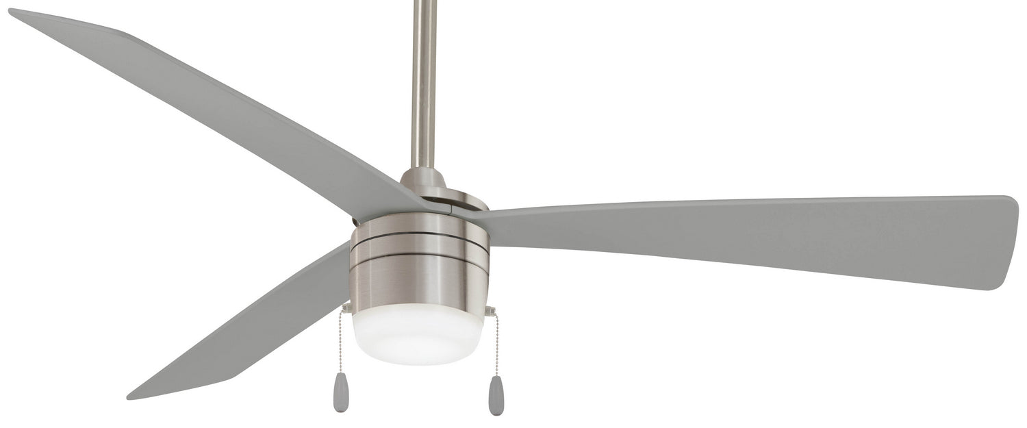 Minka Aire F676L-BRS/SL 44" Ceiling Fan, Brilliant Silver