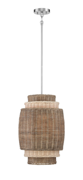 Minka-Lavery 1073-84 Four Light Pendant, Brushed Nickel