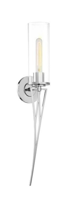 Minka-Lavery 1080-613 One Light Wall Sconce, Polished Nickel