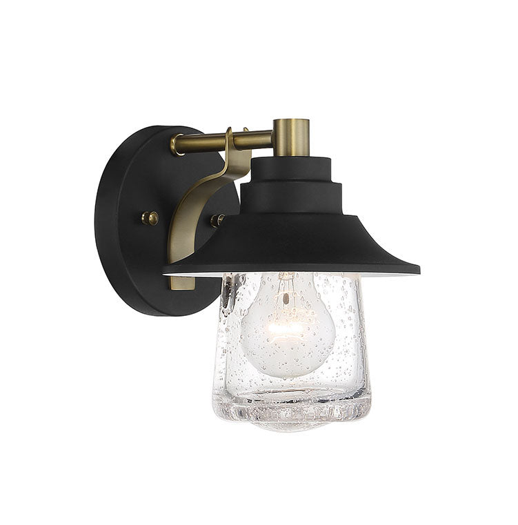 Minka-Lavery 4891-685 One Light Bath, Sand Coal W/ Soft Brass
