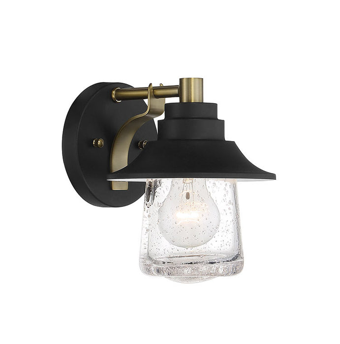 Minka-Lavery 4891-685 One Light Bath, Sand Coal W/ Soft Brass