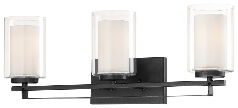 Minka-Lavery 6103-66 Three Light Bath Bar, Sand Coal