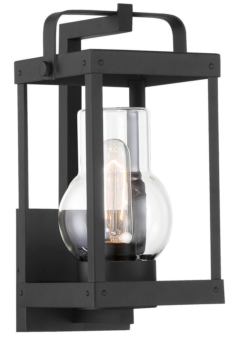 Minka-Lavery 73161-66 One Light Outdoor Wall Lantern, Sand Coal