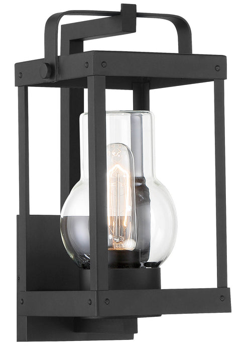 Minka-Lavery 73161-66 One Light Outdoor Wall Lantern, Sand Coal