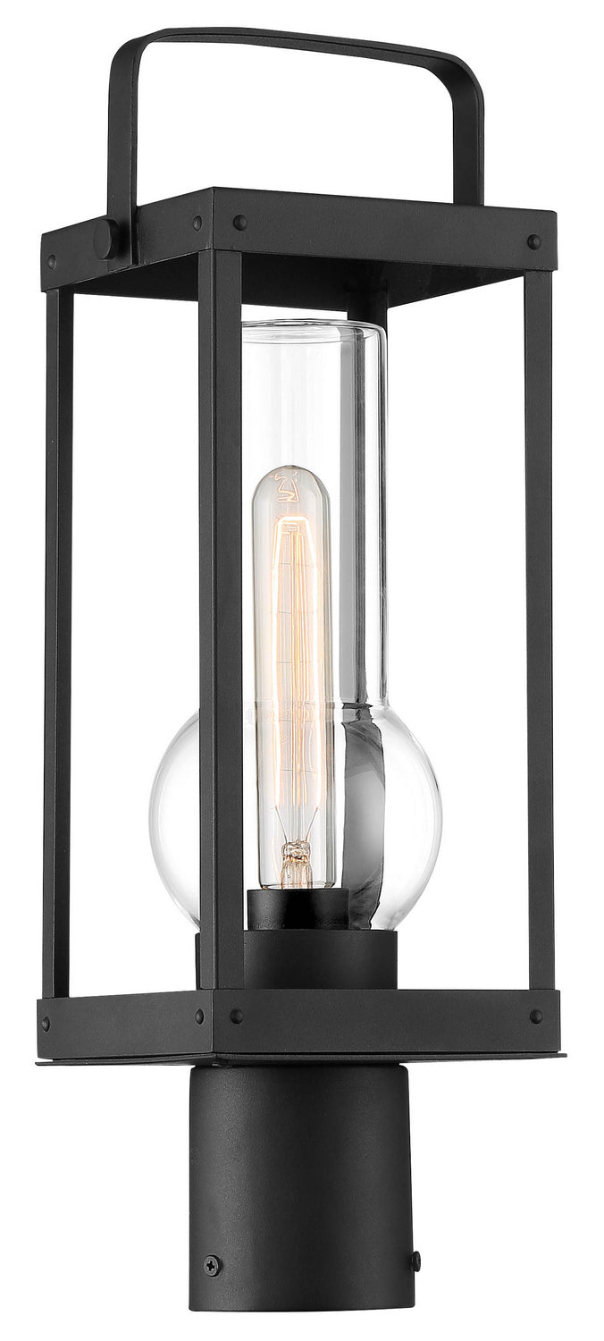 Minka-Lavery 73166-66 One Light Outdoor Post Lantern, Sand Coal