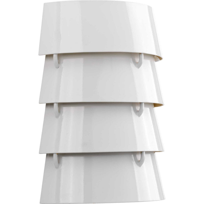 Progress Lighting P710064-030 Two Light Wall Sconce, White