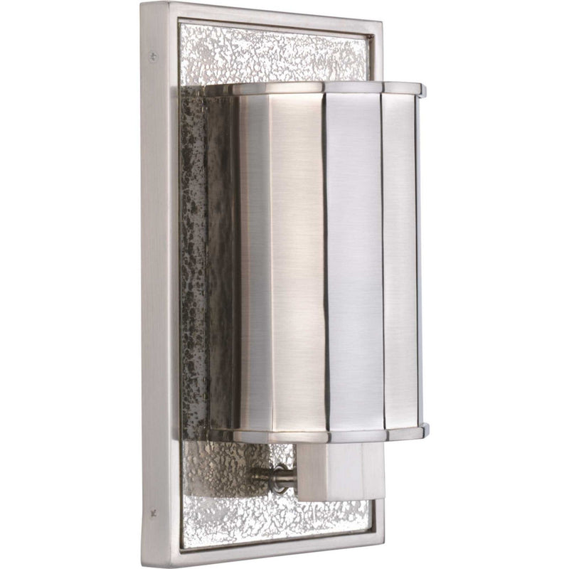 Progress Lighting P710065-009 One Light Wall Sconce, Brushed Nickel