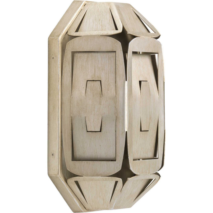 Progress Lighting P710067-134 One Light Wall Sconce, Silver Ridge