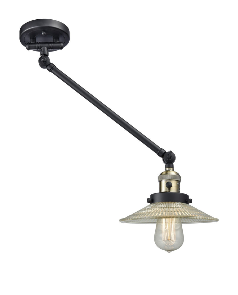 Innovations 237-BAB-G2 One Light Swing Arm Lamp, Black Antique Brass