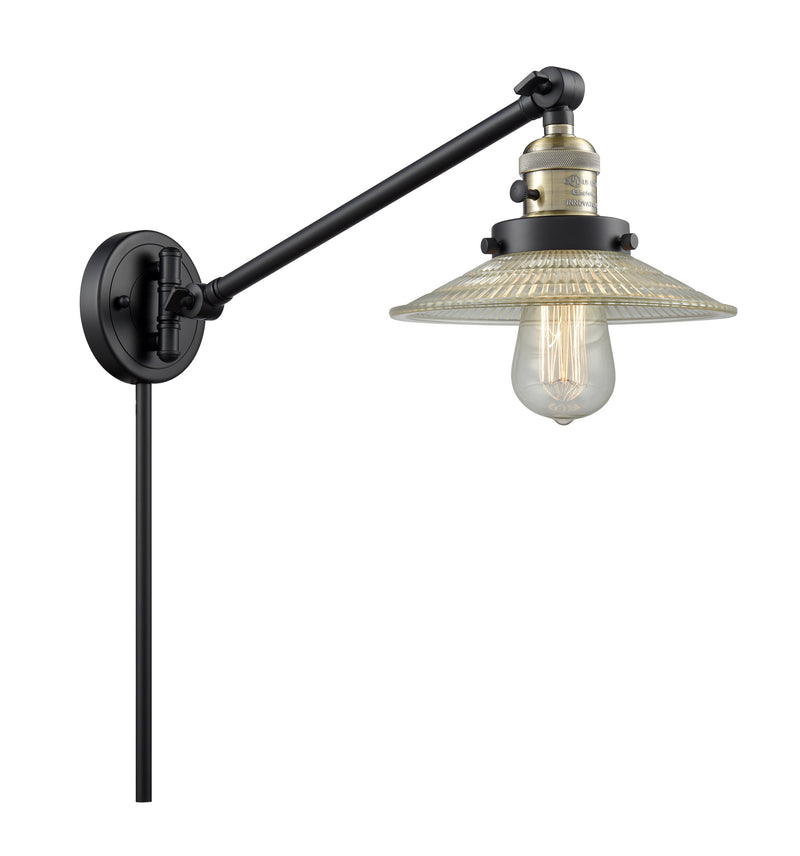 Innovations 237-BAB-G2 One Light Swing Arm Lamp, Black Antique Brass