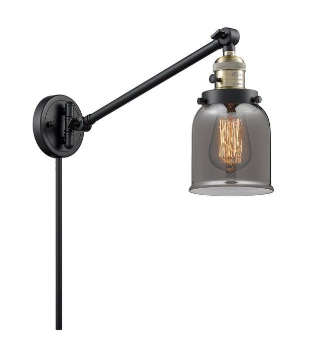 Innovations 237-BAB-G53 One Light Swing Arm Lamp, Black Antique Brass