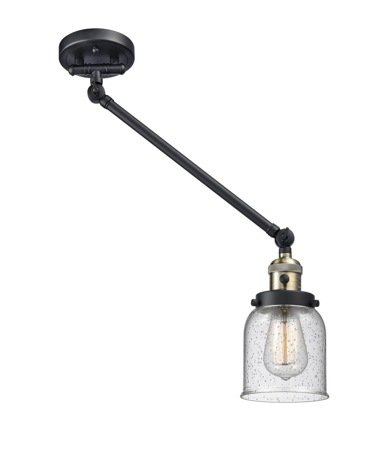 Innovations 237-BAB-G54 One Light Swing Arm Lamp, Black Antique Brass