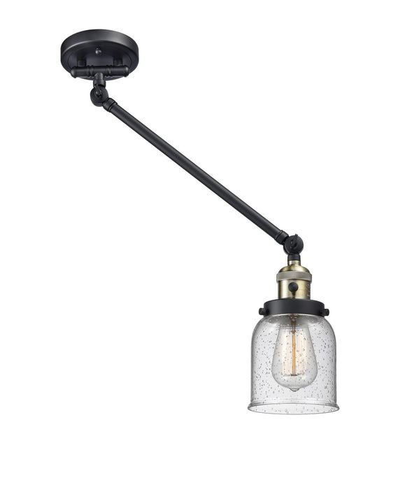 Innovations 237-BAB-G54 One Light Swing Arm Lamp, Black Antique Brass