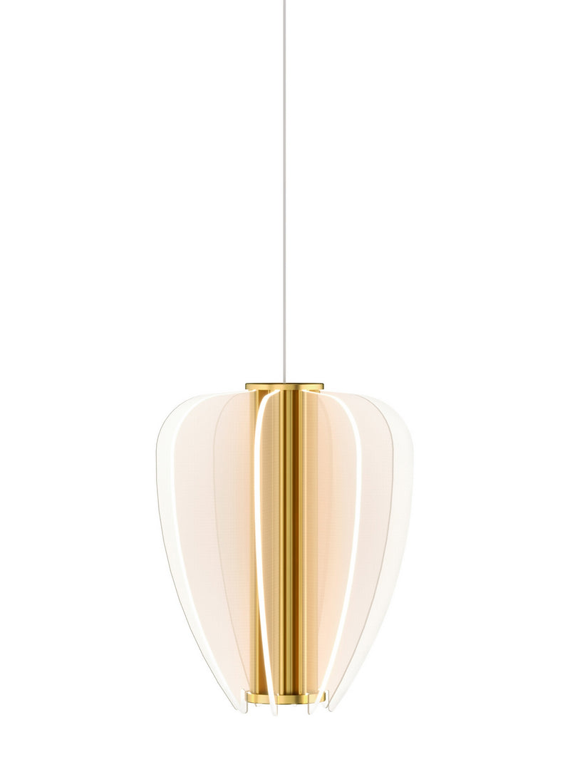 Visual Comfort Modern 700MONYRBR-LED930 LED Pendant, Plated Brass