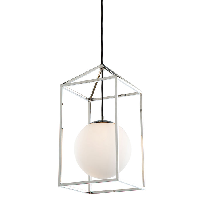 Artcraft SC13271PN One Light Pendant, Polished Nickel