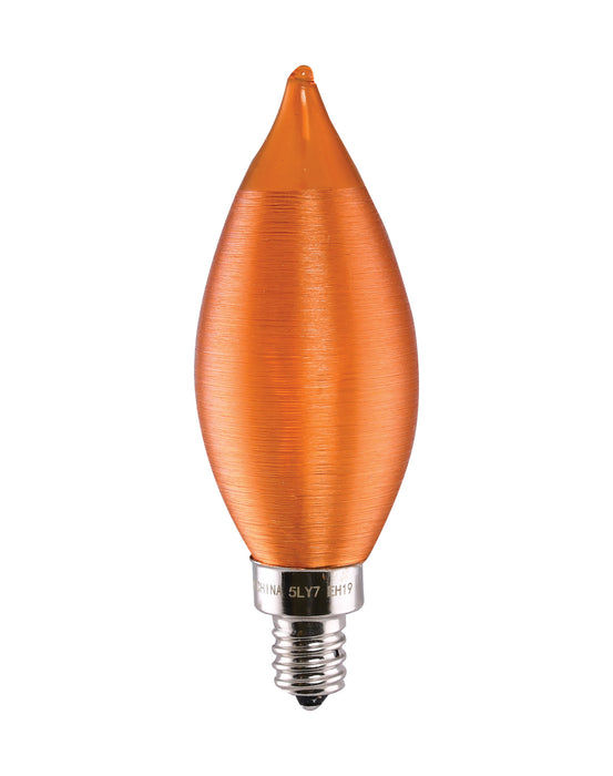 Satco S11301 Light Bulb, Spun Amber