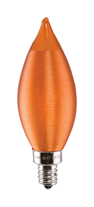 Satco S11305 Light Bulb, Spun Amber