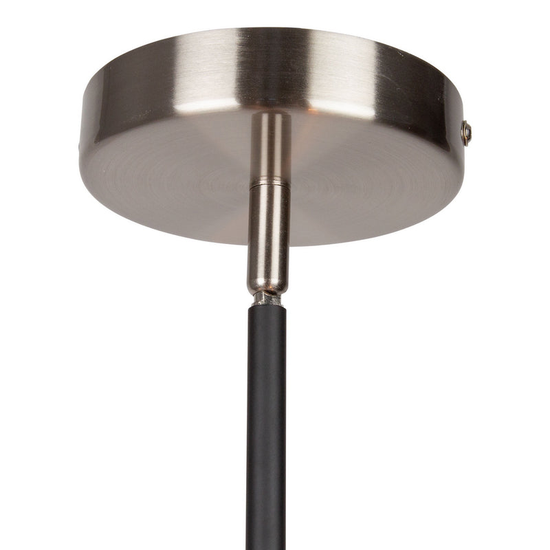 Artcraft AC11252NB Six Light Pendant, Black & Brushed Nickel