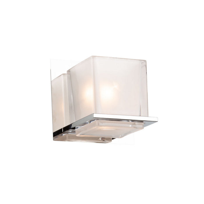 Artcraft AC11631CH One Light Wall Sconce, Chrome