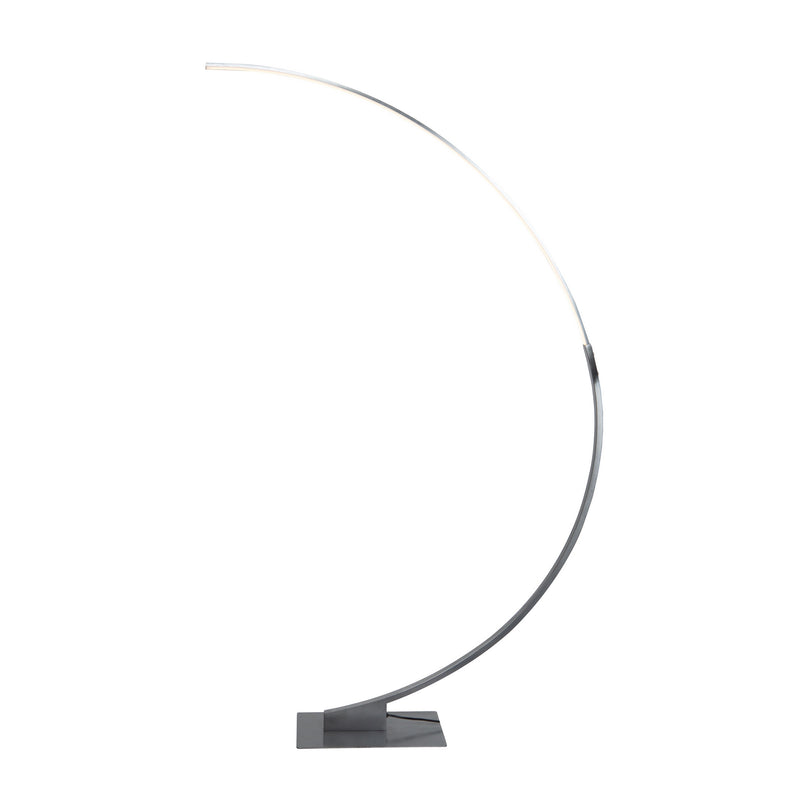 Artcraft AC7593BG LED Floor Lamp, Brushed Grey