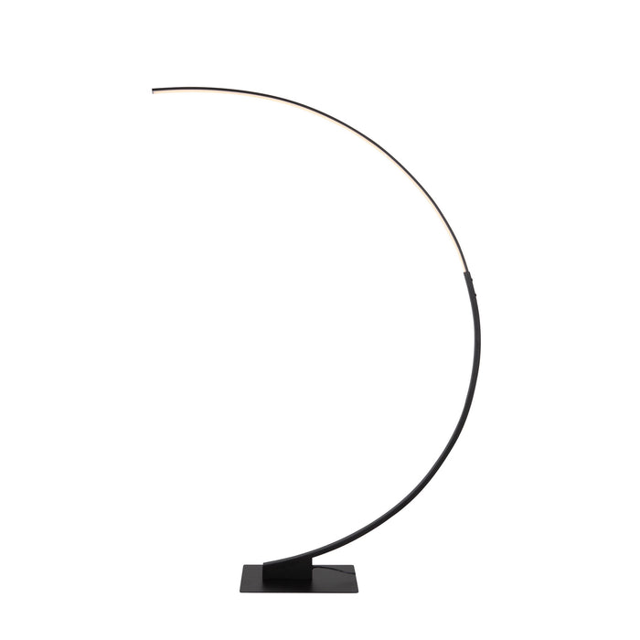 Artcraft AC7593BK LED Floor Lamp, Matte Black