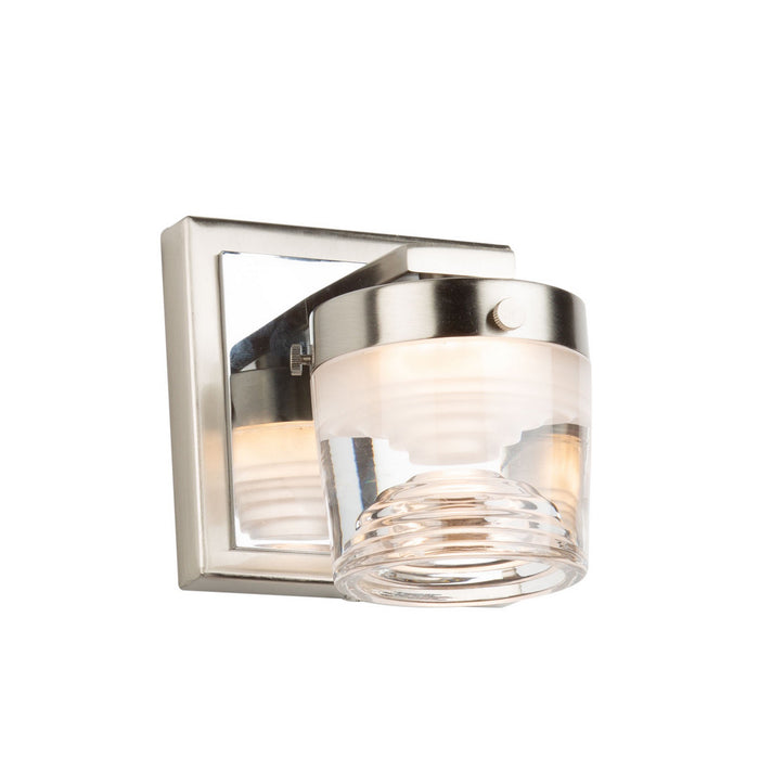 Artcraft AC7661CB LED Bath, Brushed & Polished Nickel
