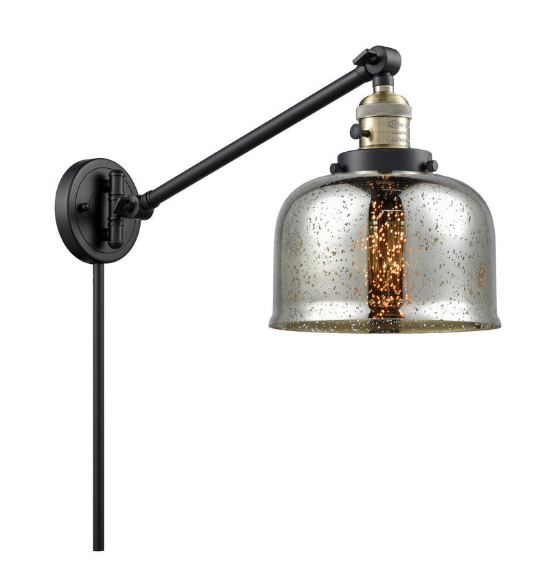 Innovations 237-BAB-G78 One Light Swing Arm Lamp, Black Antique Brass