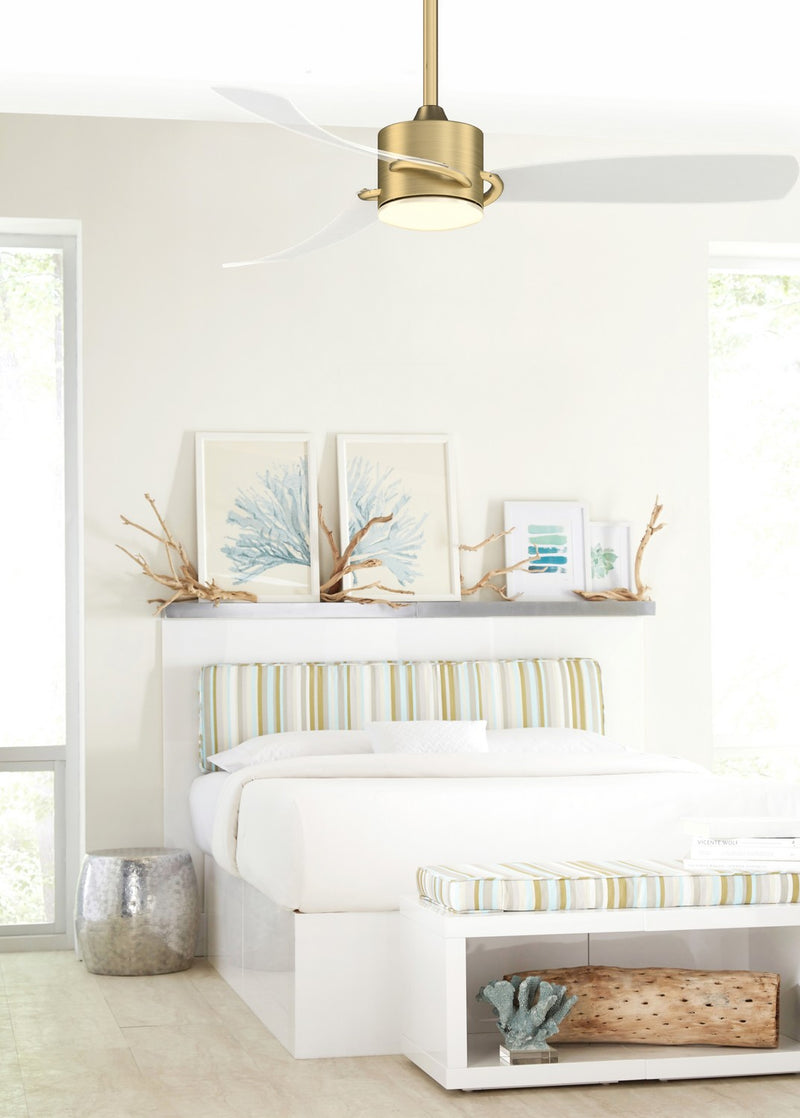 Fanimation FP8511BS 52" Ceiling Fan, Brushed Satin Brass