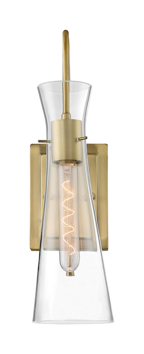 Nuvo Lighting 60-6857 One Light Wall Sconce, Vintage Brass