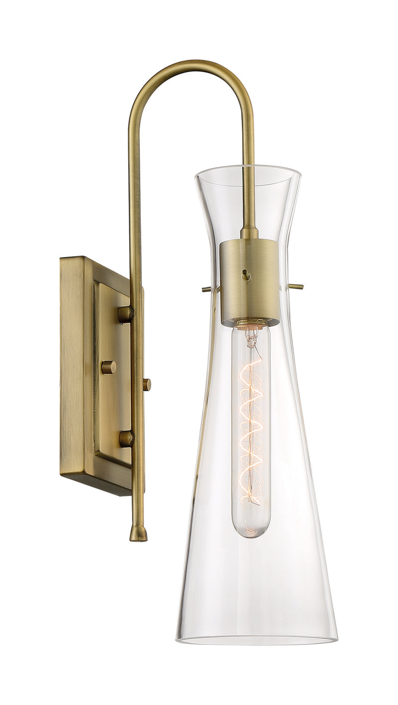 Nuvo Lighting 60-6857 One Light Wall Sconce, Vintage Brass