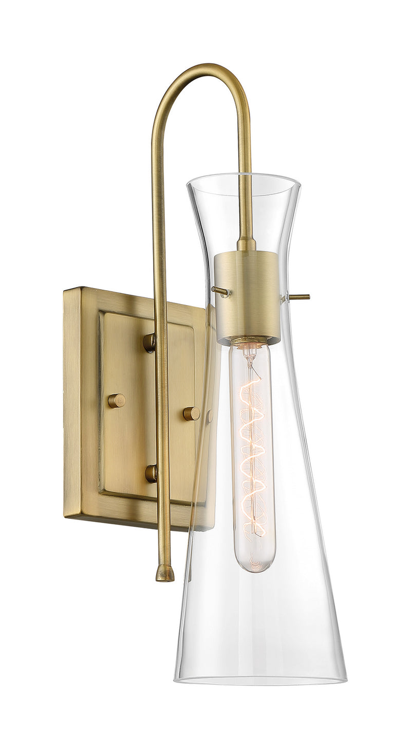 Nuvo Lighting 60-6857 One Light Wall Sconce, Vintage Brass