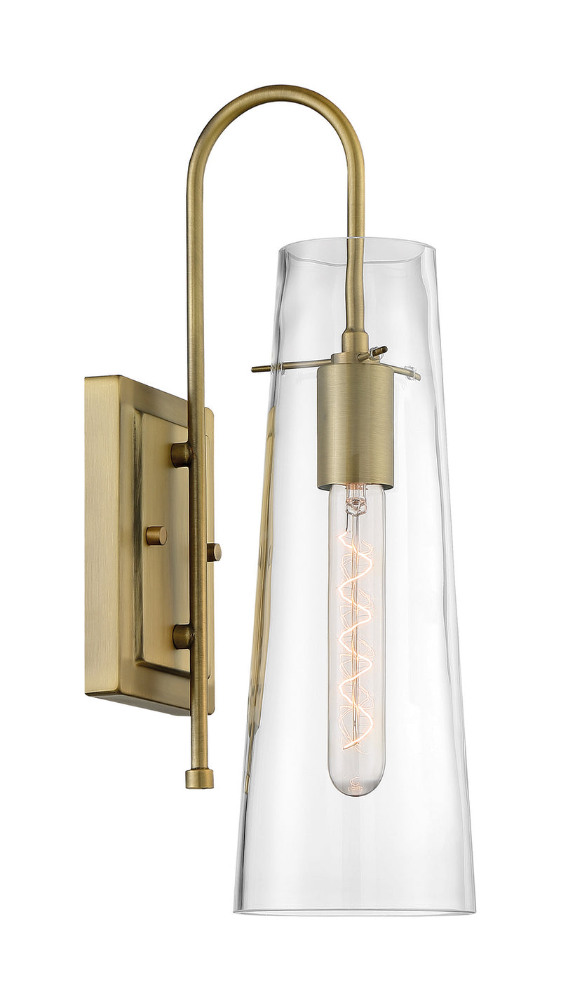 Nuvo Lighting 60-6859 One Light Wall Sconce, Vintage Brass