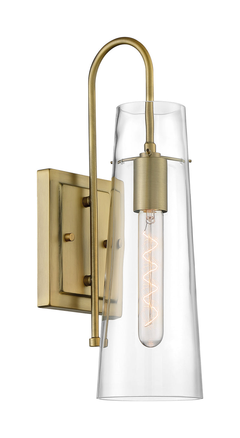 Nuvo Lighting 60-6859 One Light Wall Sconce, Vintage Brass