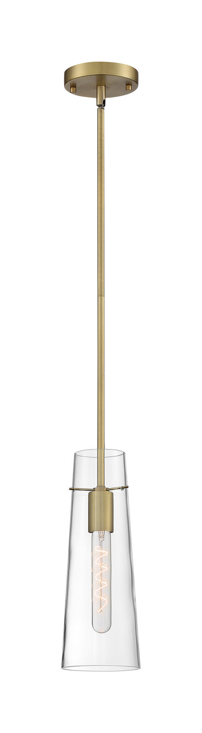Nuvo Lighting 60-6860 One Light Mini Pendant, Vintage Brass