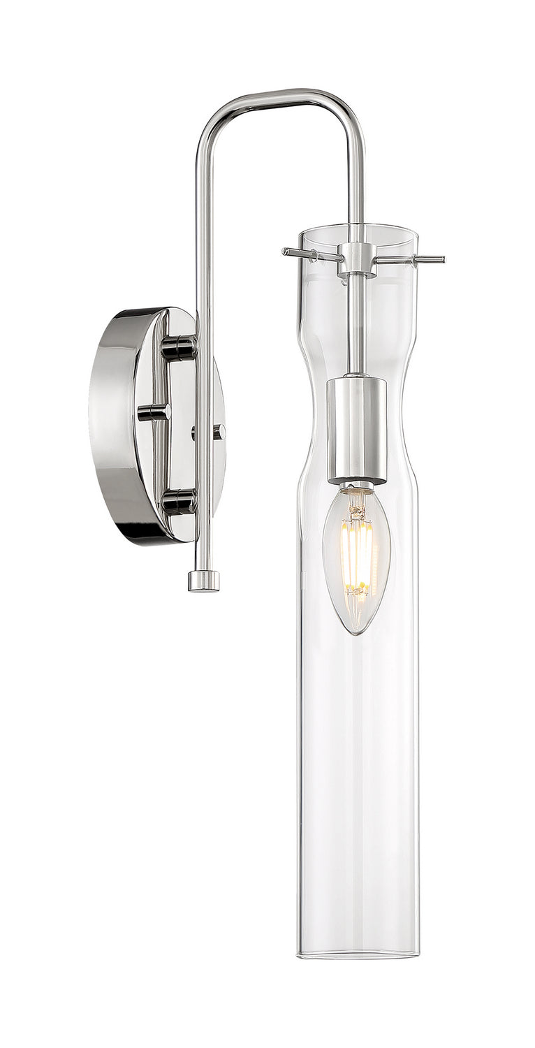 Nuvo Lighting 60-6865 One Light Wall Sconce, Polished Nickel