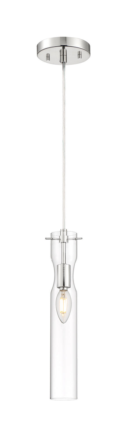 Nuvo Lighting 60-6866 One Light Mini Pendant, Polished Nickel