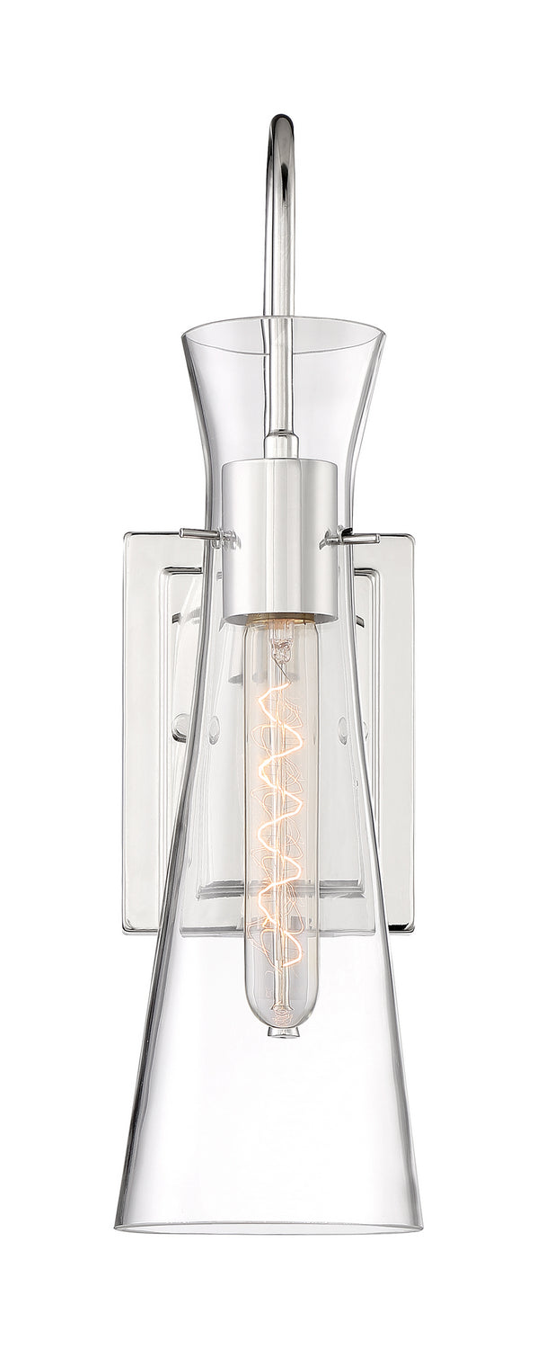 Nuvo Lighting 60-6867 One Light Wall Sconce, Polished Nickel