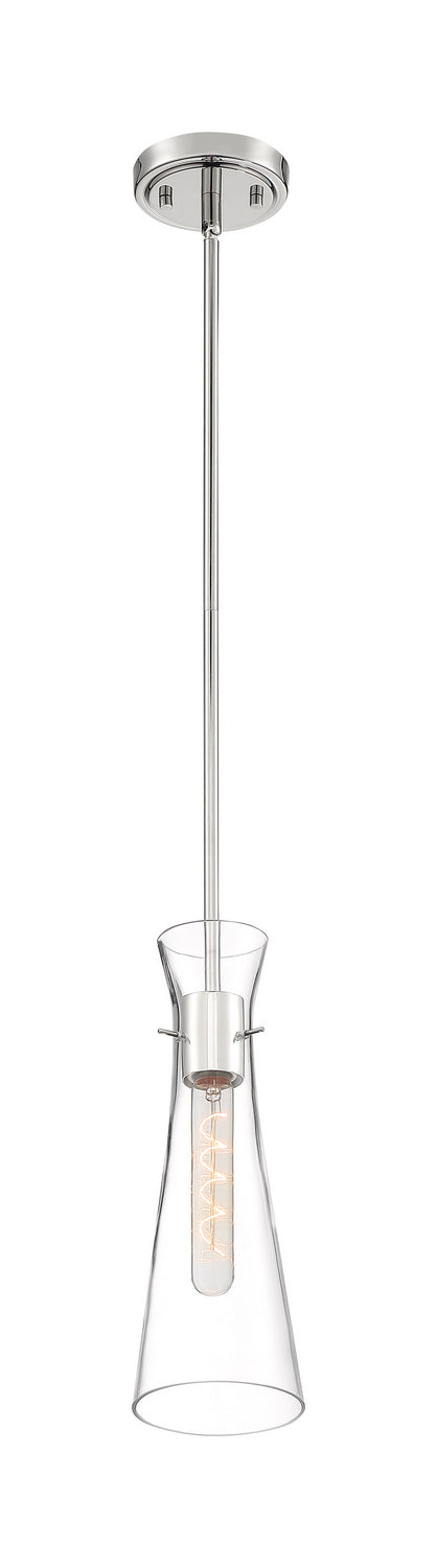 Nuvo Lighting 60-6868 One Light Mini Pendant, Polished Nickel