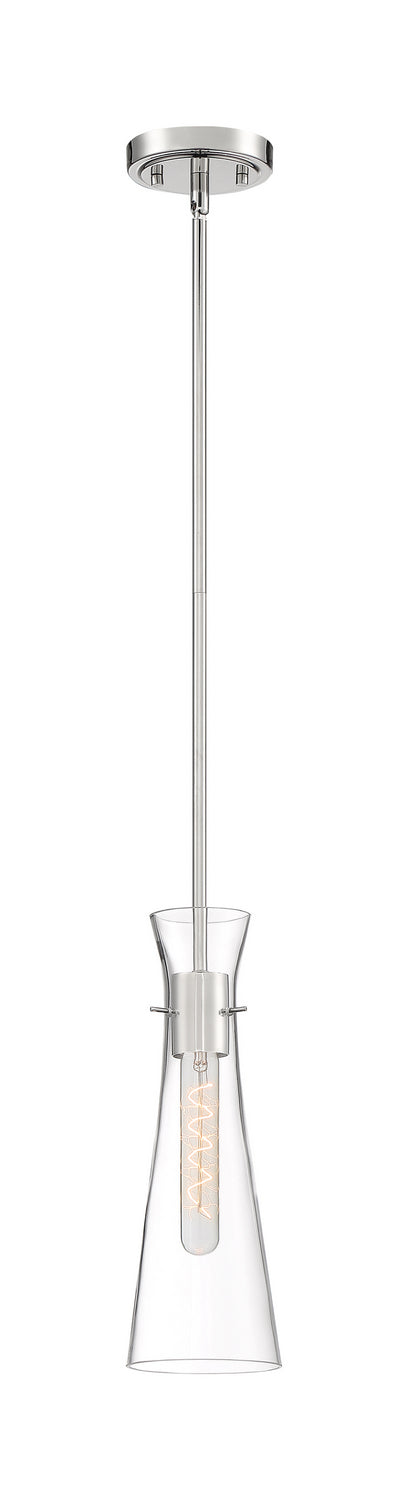 Nuvo Lighting 60-6868 One Light Mini Pendant, Polished Nickel