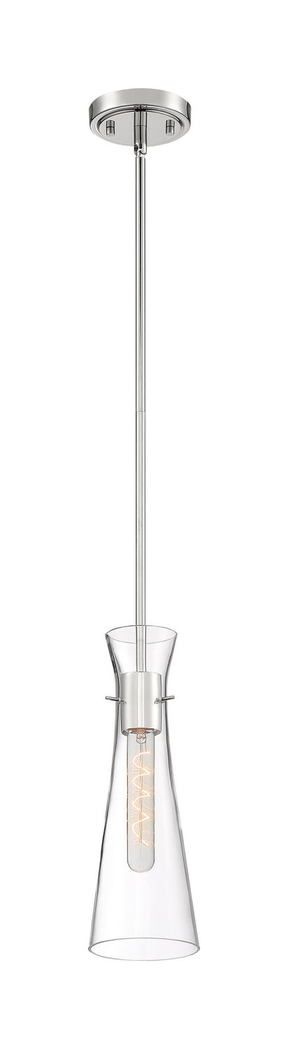 Nuvo Lighting 60-6868 One Light Mini Pendant, Polished Nickel