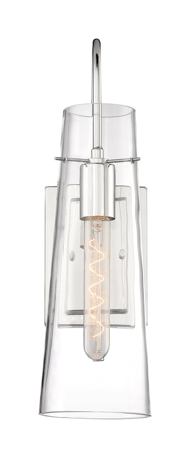 Nuvo Lighting 60-6869 One Light Wall Sconce, Polished Nickel